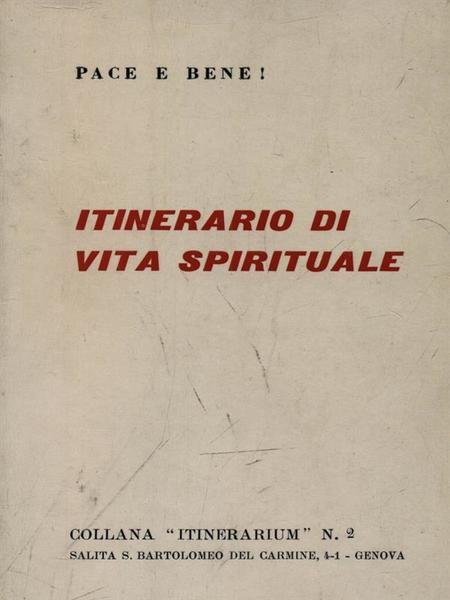 Itinerario di vita spirituale