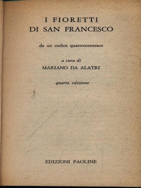 I fioretti di San Francesco