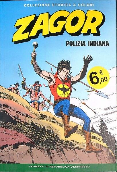 Zagor 98. Polizia Indiana