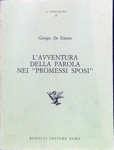 L'avventura della parola nei Promessi Sposi
