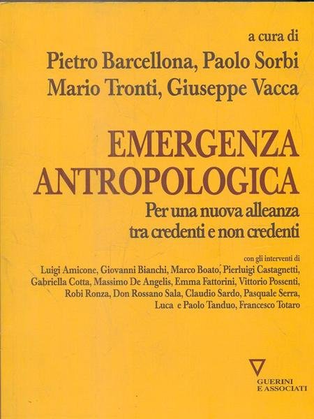 Emergenza antropologica