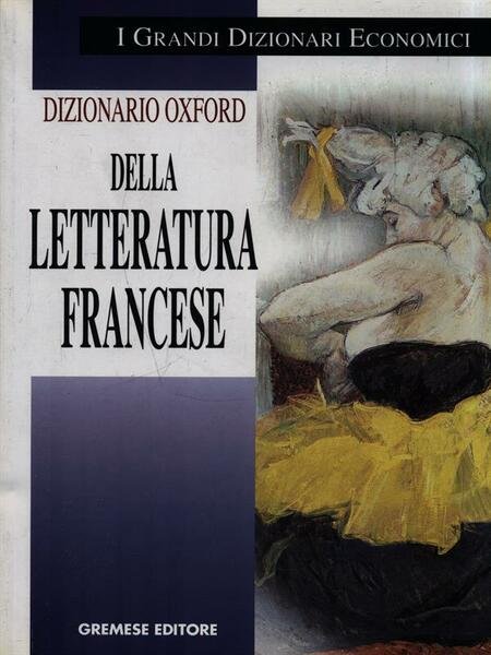 Dizionario Oxford della Letteratura Francese