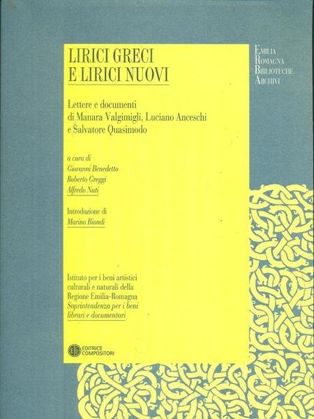 Lirici greci e lirici nuovi