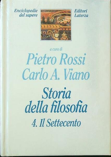 Storia della filosofia vol. 4 - Il Settecento
