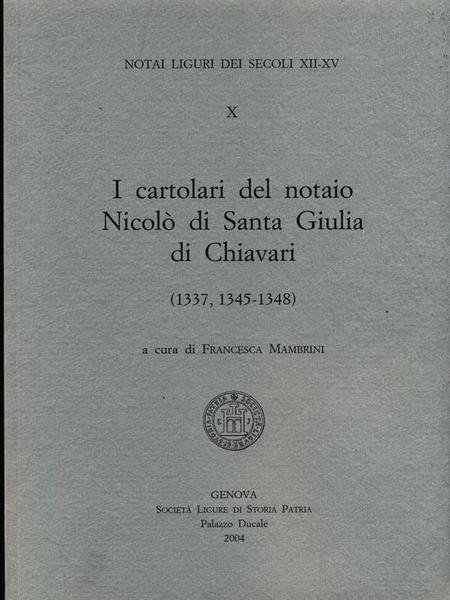 I cartolai del notaio Nicolo' di Santa Giulia di Chiavari … | Immagine principale