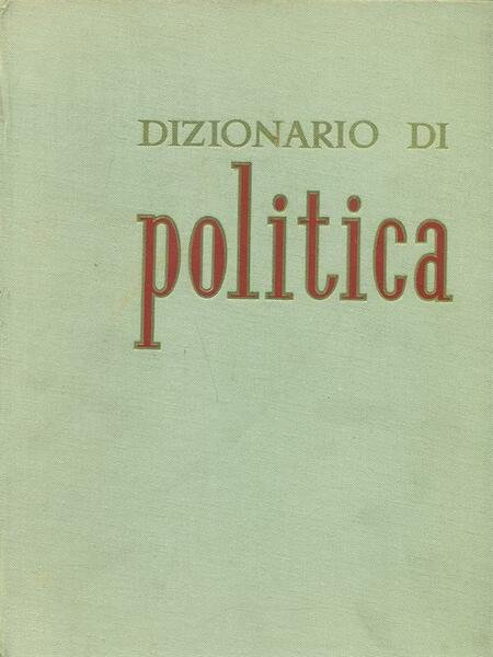 Dizionario di politica