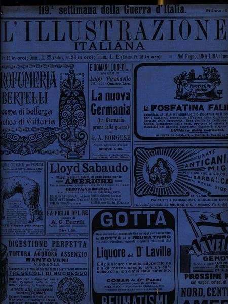 L'Illustrazione Italiana 3 quadrimestre 1917