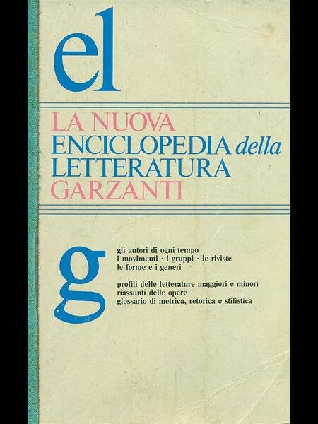 La nuova enciclopedia della letteratura Garzanti