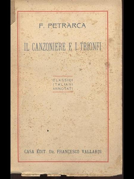 Il canzoniere e i trionfi