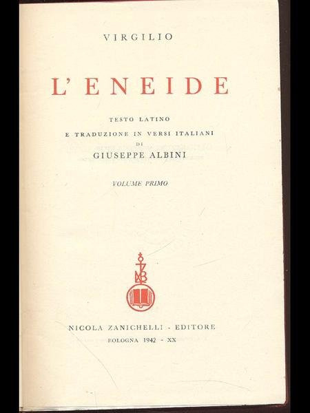 L'Eneide - volume primo