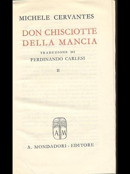 Don Chisciotte della mancia vol II