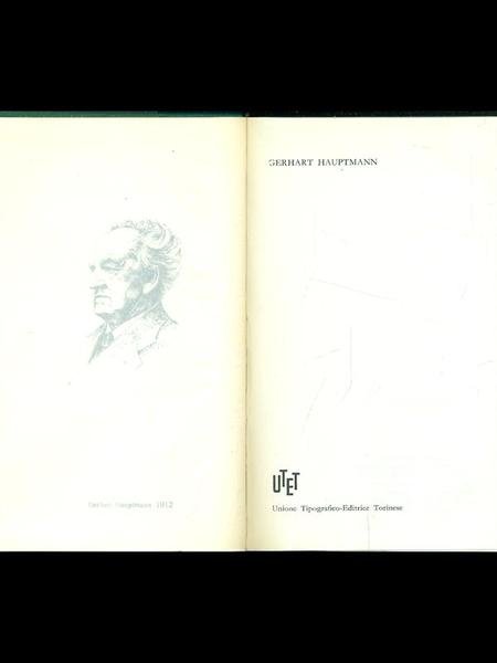 Premio Nobel 1912 Gerhard Hauptmann