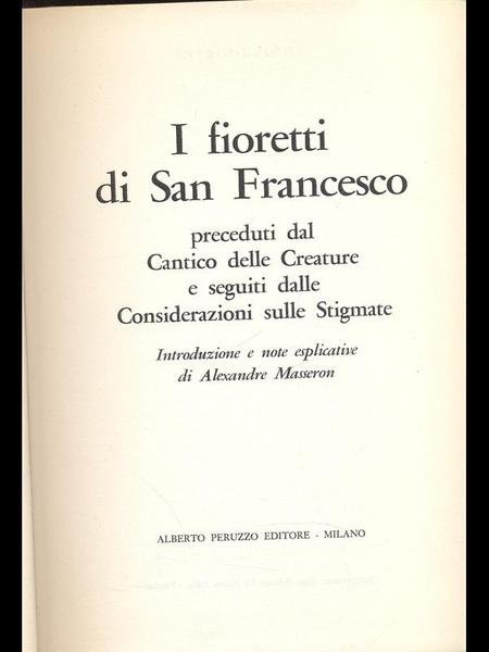 I fioretti di San Francesco 