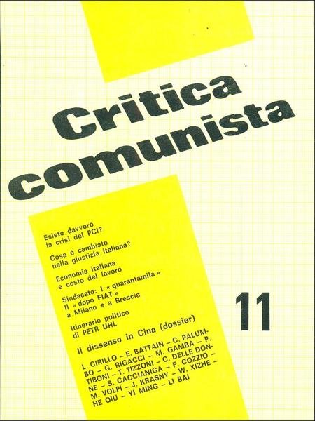 Critica comunista 11