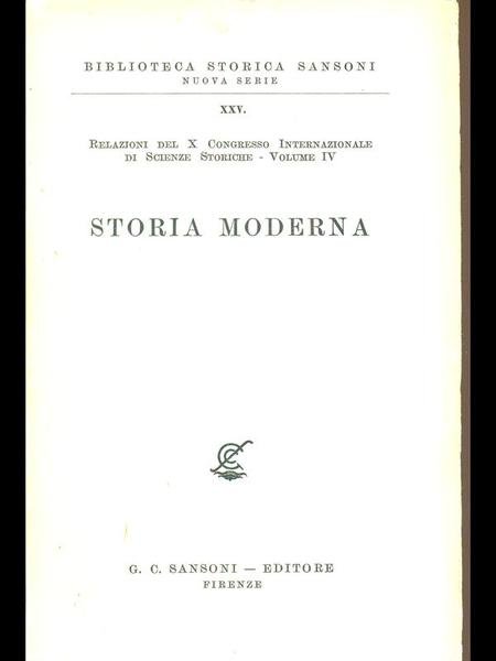 Storia moderna vol IV | Immagine principale