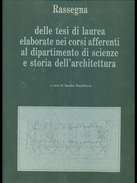 Rassegna delle tesi di laurea elaborate nei corsi afferenti al … | Immagine Gallery 1
