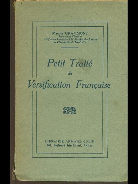 Petit traite' de versification francaise | Immagine principale