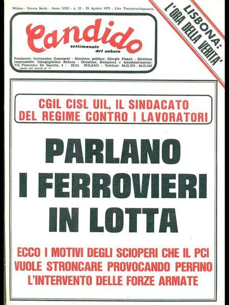 Candido n 33 - 28 agosti 1975