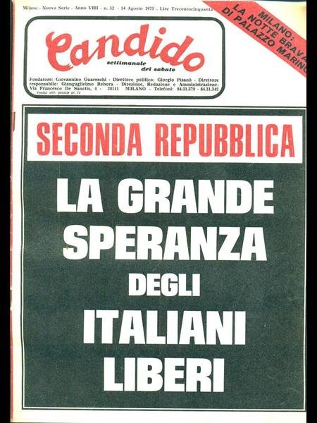 Candido n 32/ 14 agosto 1975