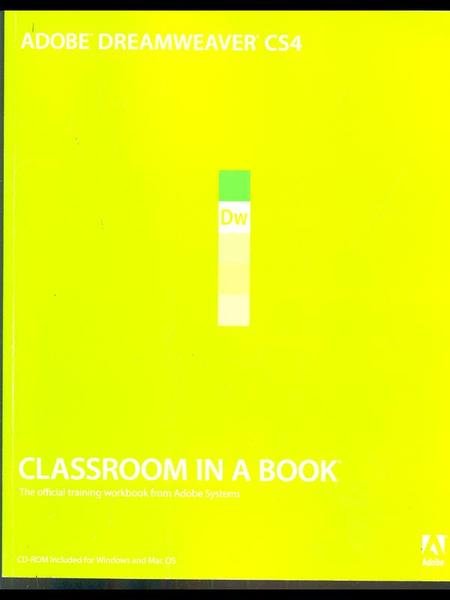Adobe Dreamweaver CS4 - Classroom in a book