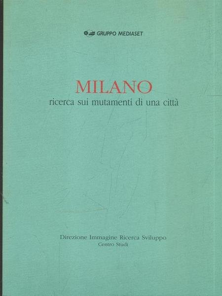 Milano ricerca sui mutamenti di una citta' | Immagine principale