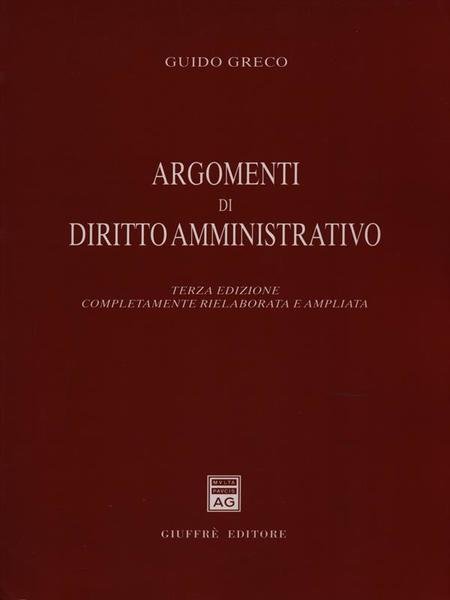 Argomenti di diritto amministrativo | Immagine principale