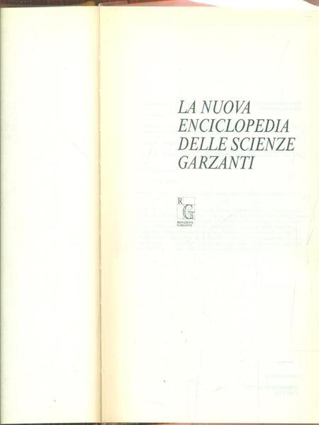 La nuova enciclopedia delle scienze Garzanti