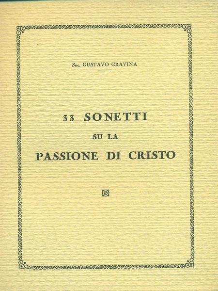 35 sonetti su la passione di Cristo | Immagine principale