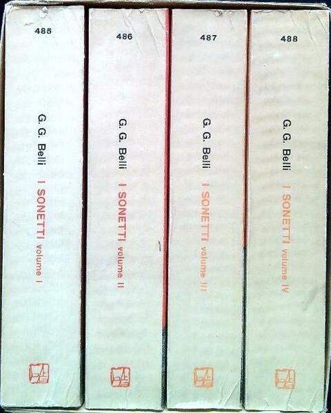 I Sonetti. 4 Volumi