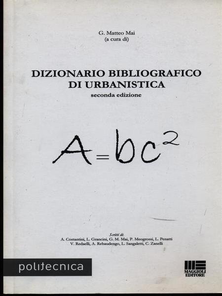 Dizionario bibliografico di urbanistica