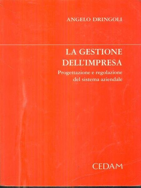 La gestione dell'impresa