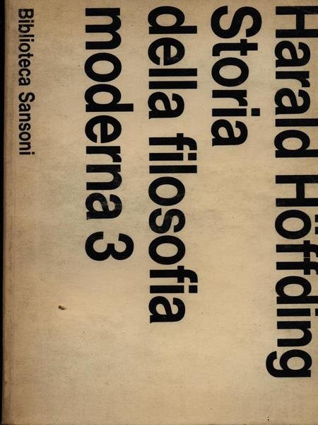 Storia della filosofia moderna 3