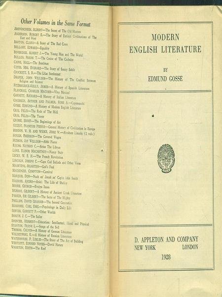 Modern english literature