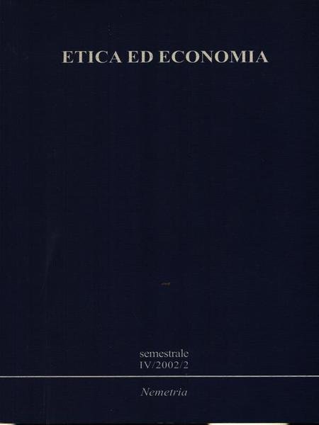 Etica ed economia IV/2002/2