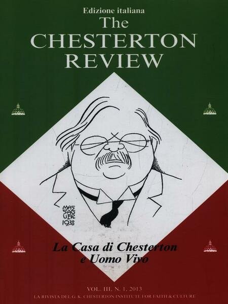 The Chesterton Review vol. III n. 1 2013 | Immagine principale