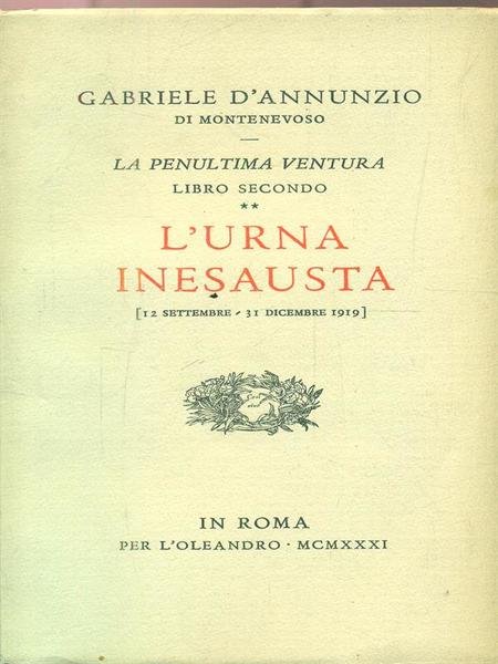 L'urna inesausta