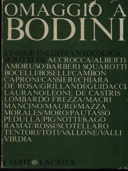 Omaggio a Bodini.