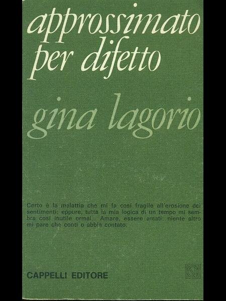 Approssimato per difetto - autografato