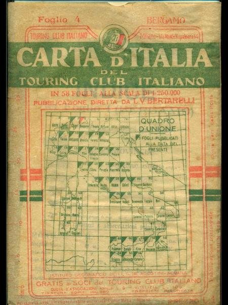 Bergamo-Carta d'Italia n.4