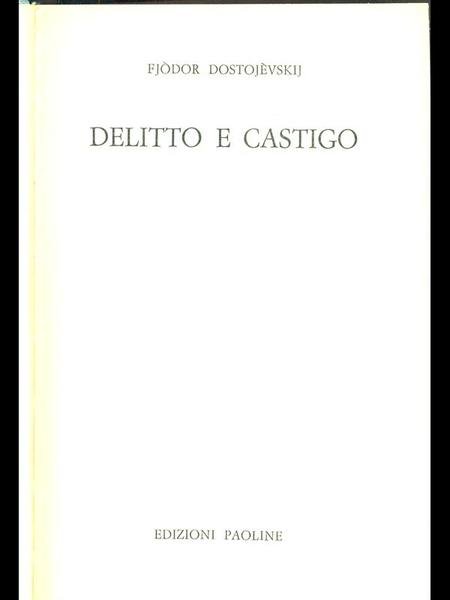 Delitto e castigo