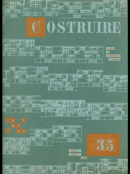 Costruire n. 35/luglio-agosto 1966 | Immagine principale