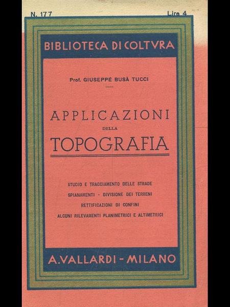 Applicazioni della topografia