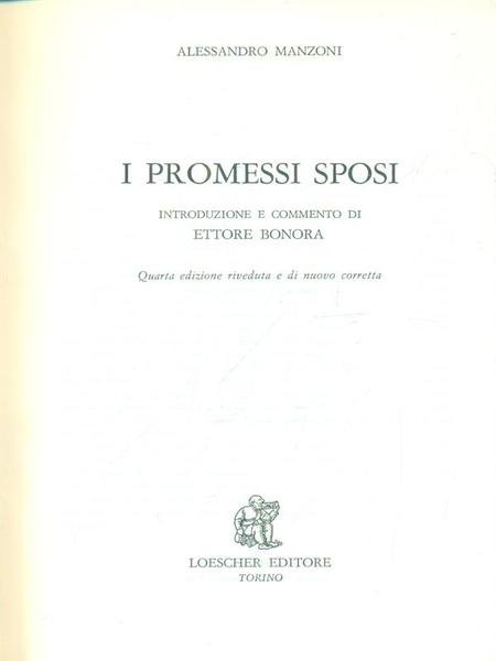 I promessi sposi
