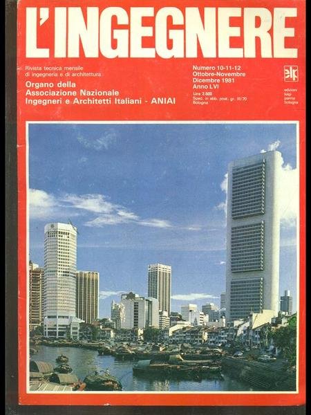 L'ingegnere n.10-11-12/ottobre-novembre-dicembre 1981