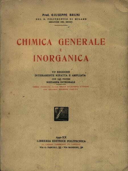 Chimica generale e inorganica