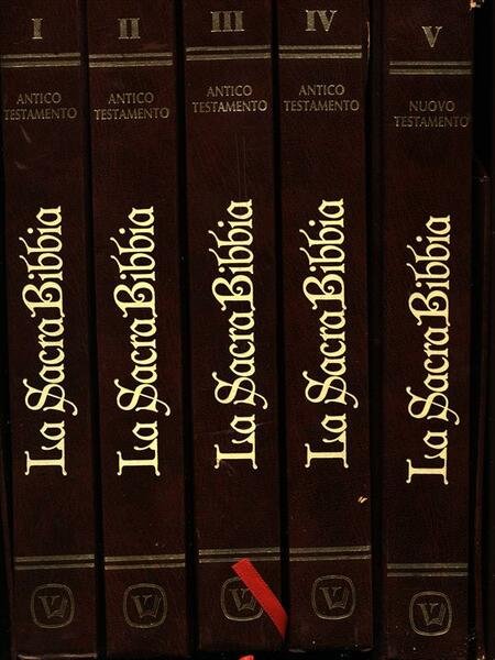 La sacra Bibbia 5vv