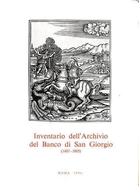 Inventario dell'Archivio del Banco di San Giorgio 1407-1805 Vol. IV/8 | Immagine principale