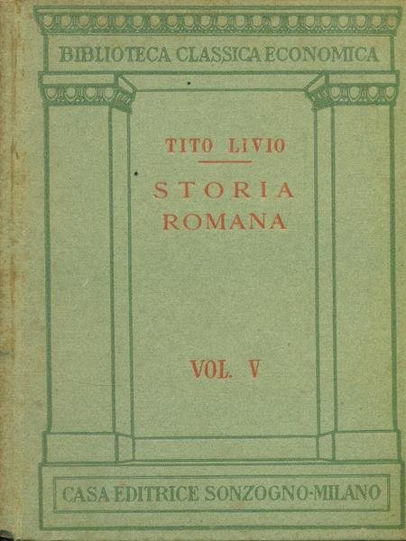 Storia romana vol. V