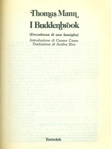 I Buddenbrook