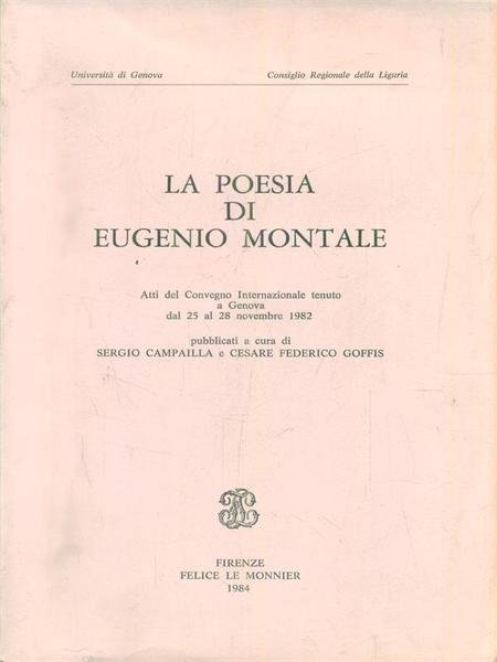 La poesia di Eugenio Montale